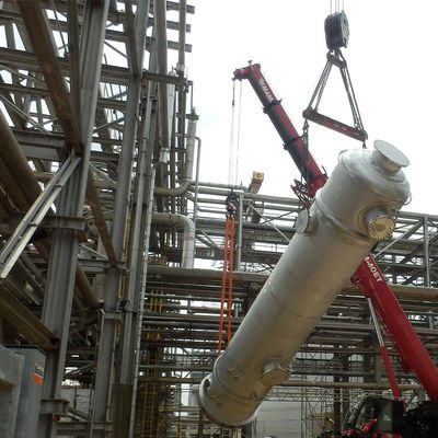 Strong Pressure Bearing Steam Falling Film Evaporators High Thermal Efficiency