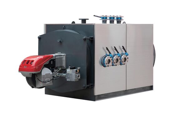 Oil / Gas Fired Hot Water Package Boiler Systems 500KW-1300KW Easy Installation