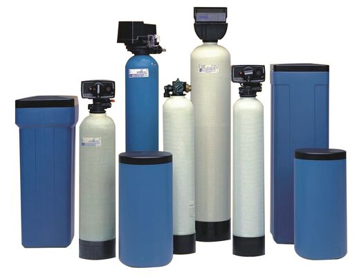 95% Efficiency Automatic Water Softener Systems Carbon Steel / Stainless Steel