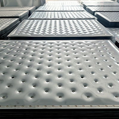 High Pressure Resistance Pillow Dimple Plate Steel Laser Welding No Stress Cracking