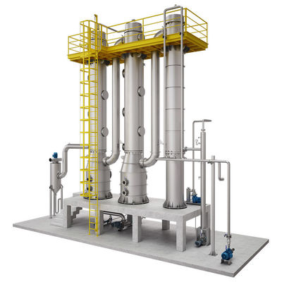 Modular Vertical Falling Film Evaporator Quick Response PLC Film Type Evaporator