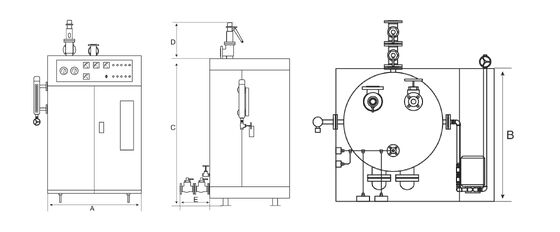 Electric Steam Efficient Package Boiler Systems Vertical